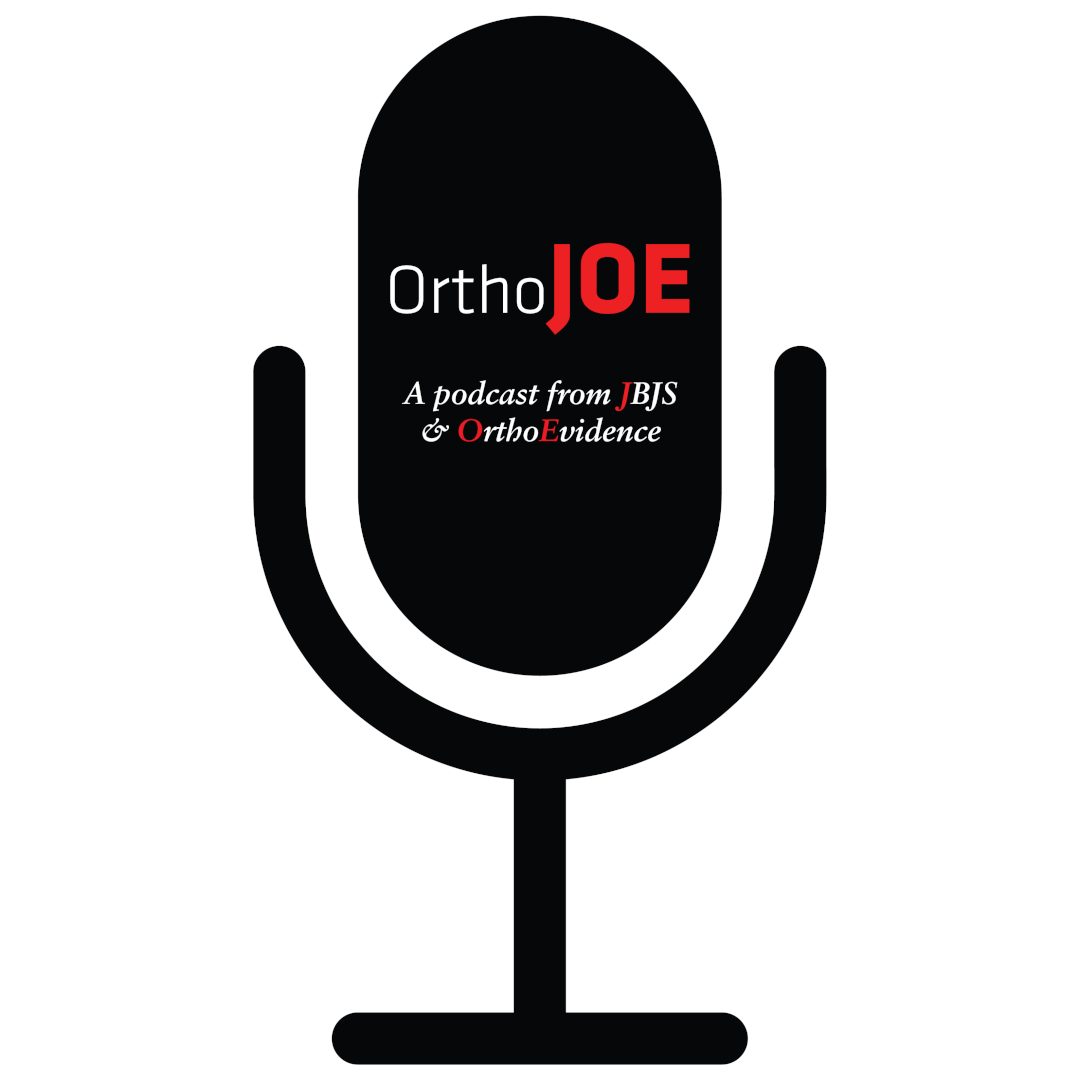 OrthoJoe Logo on Microphone Silhouette