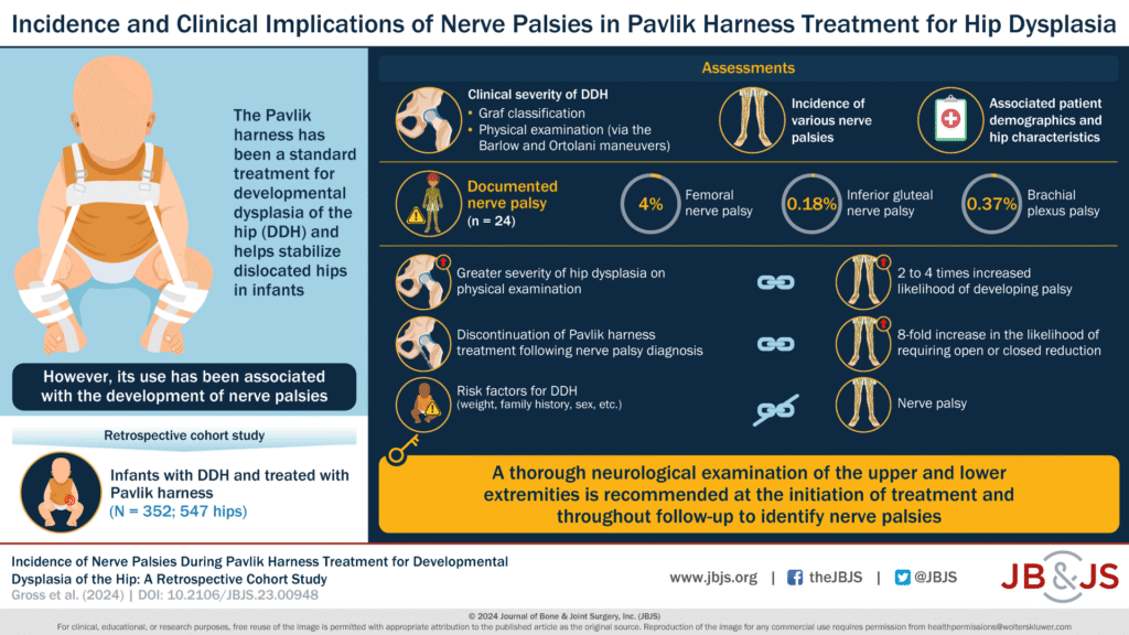 Incidence of Nerve Palsies During Pavlik Harness Treatment for Developmental Dysplasia of the Hip: A Retrospective Cohort Study