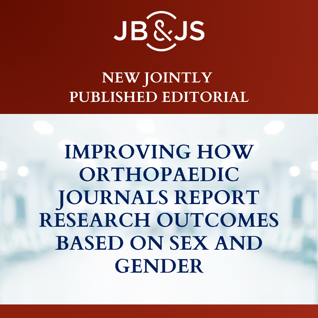 Improving How Orthopaedic Journals Report Research Outcomes Based on Sex and Gender