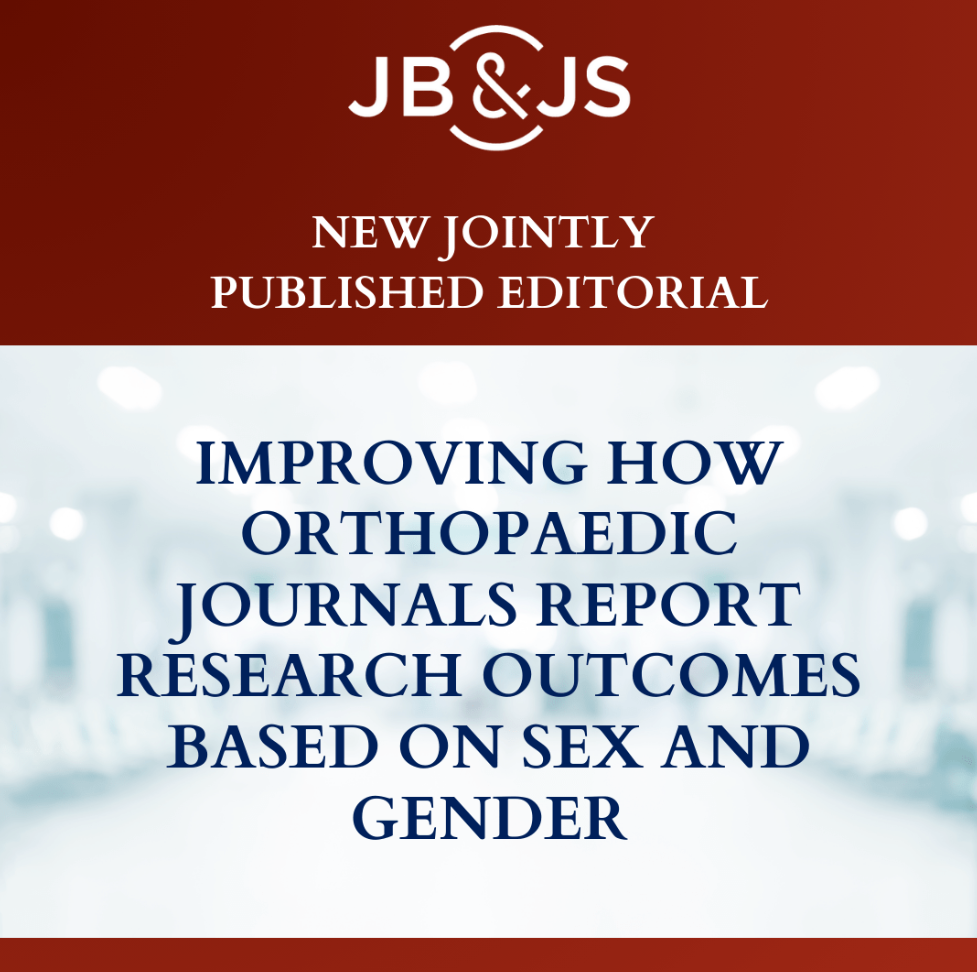 Improving How Orthopaedic Journals Report Research Outcomes Based on Sex and Gender