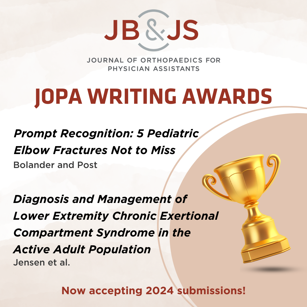 JBJS JOPA Award